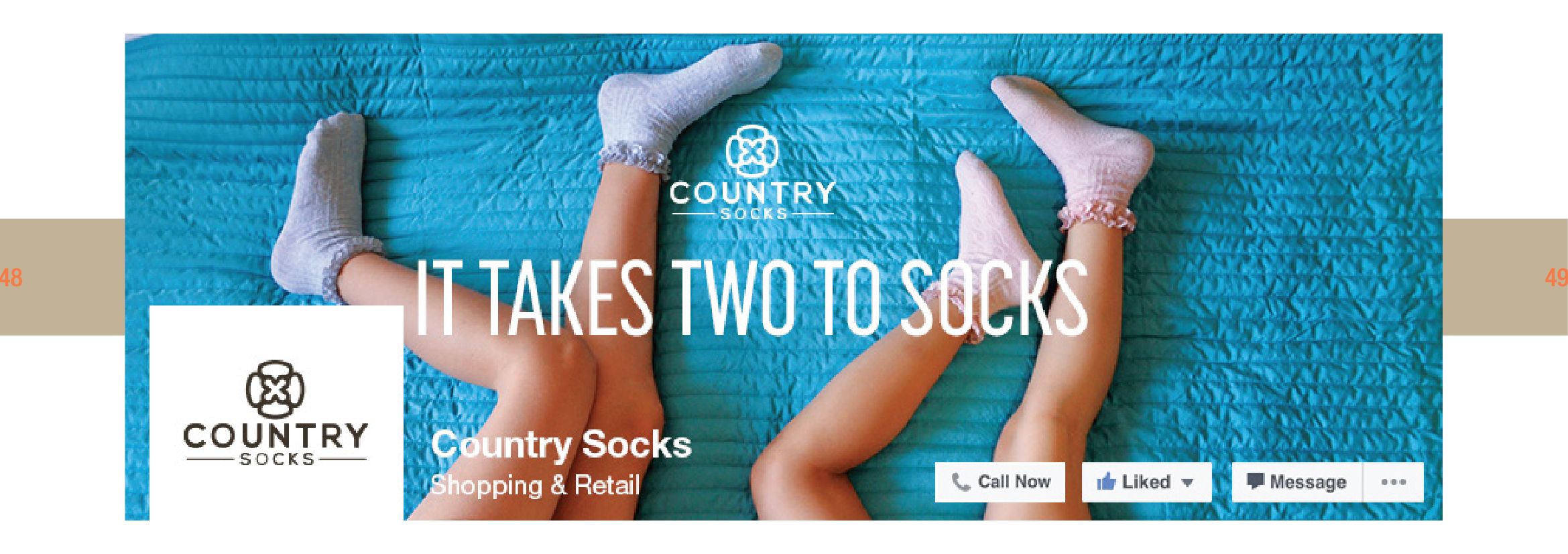 Country Socks Social Media Facebook Cover