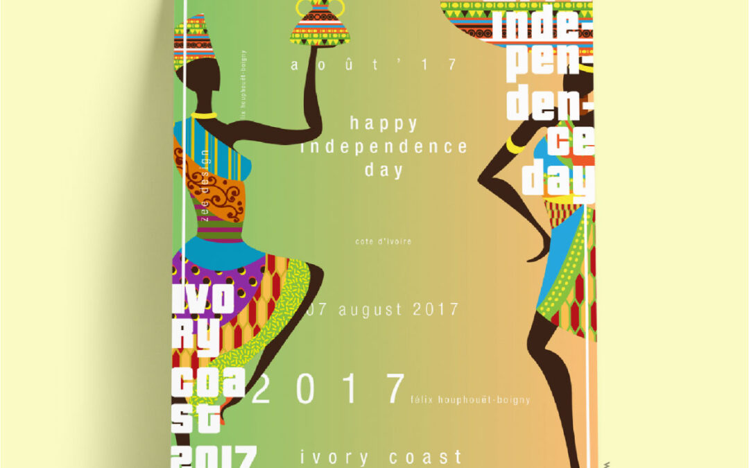 Ivory Coast Independence Day | Typography Poster Design