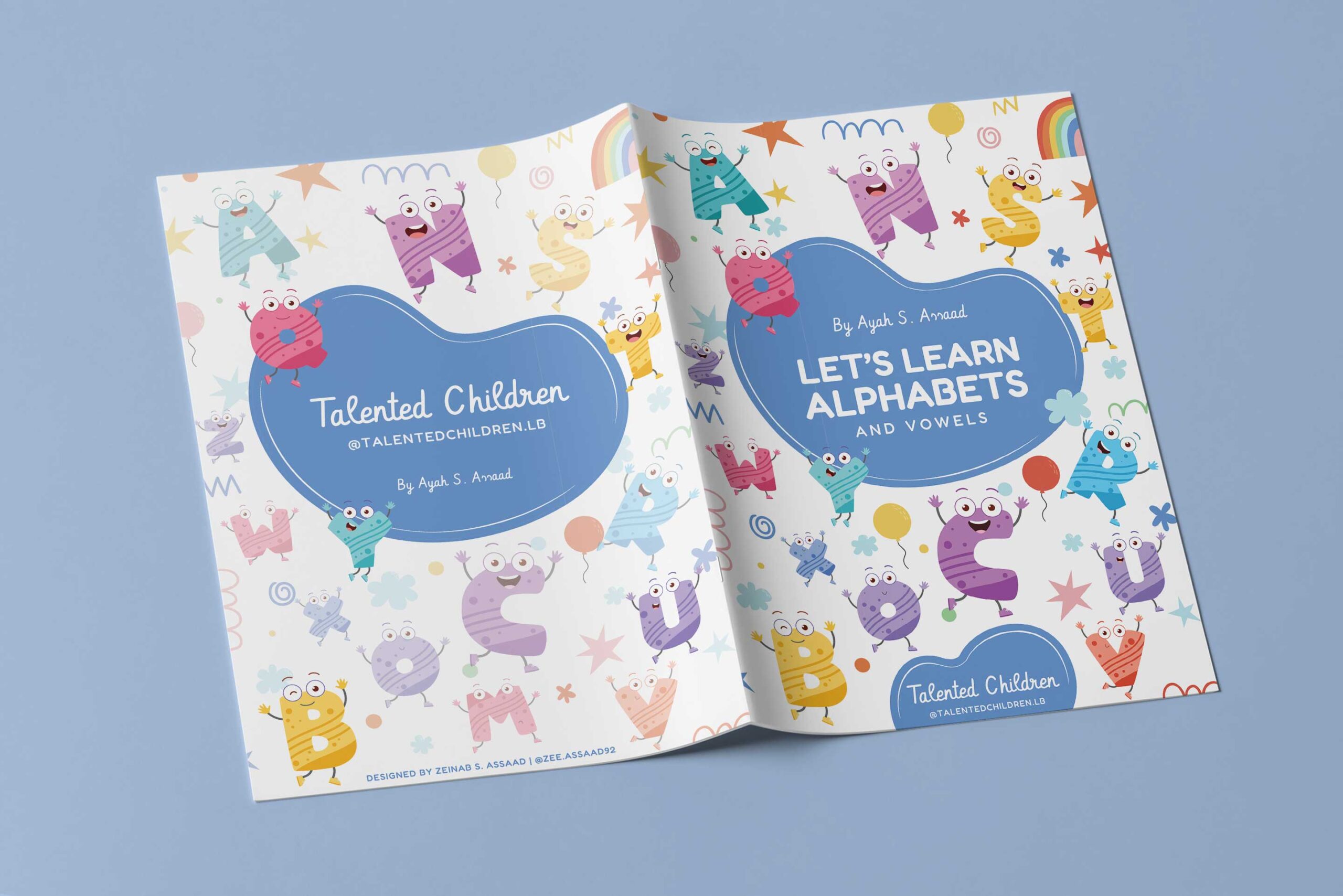 Talented Children Educational Booklets | Editorial, Identity Design, and Social Media Posts